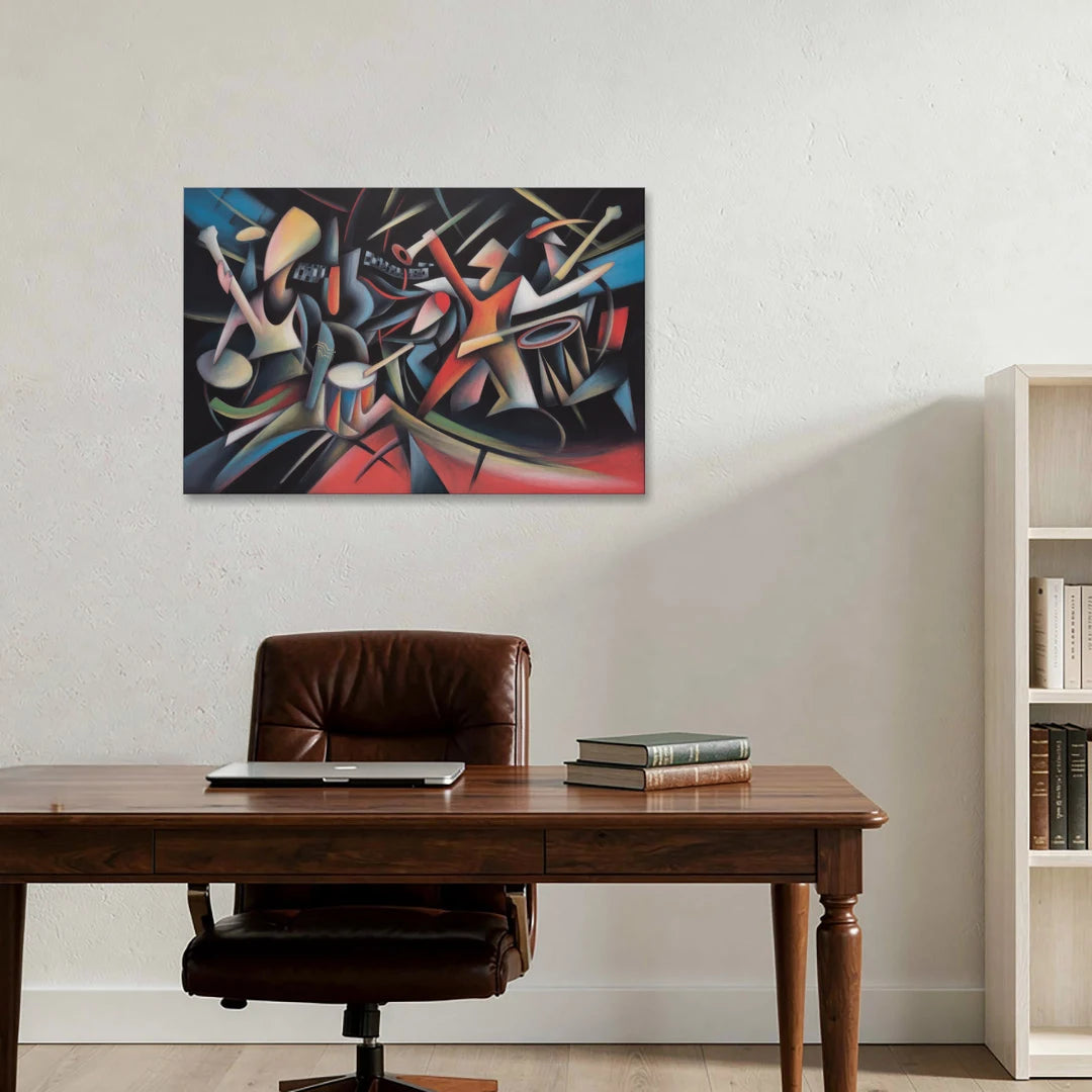 Reeperbahn Rhythm - Canvas Wall Art - Office - 36x24