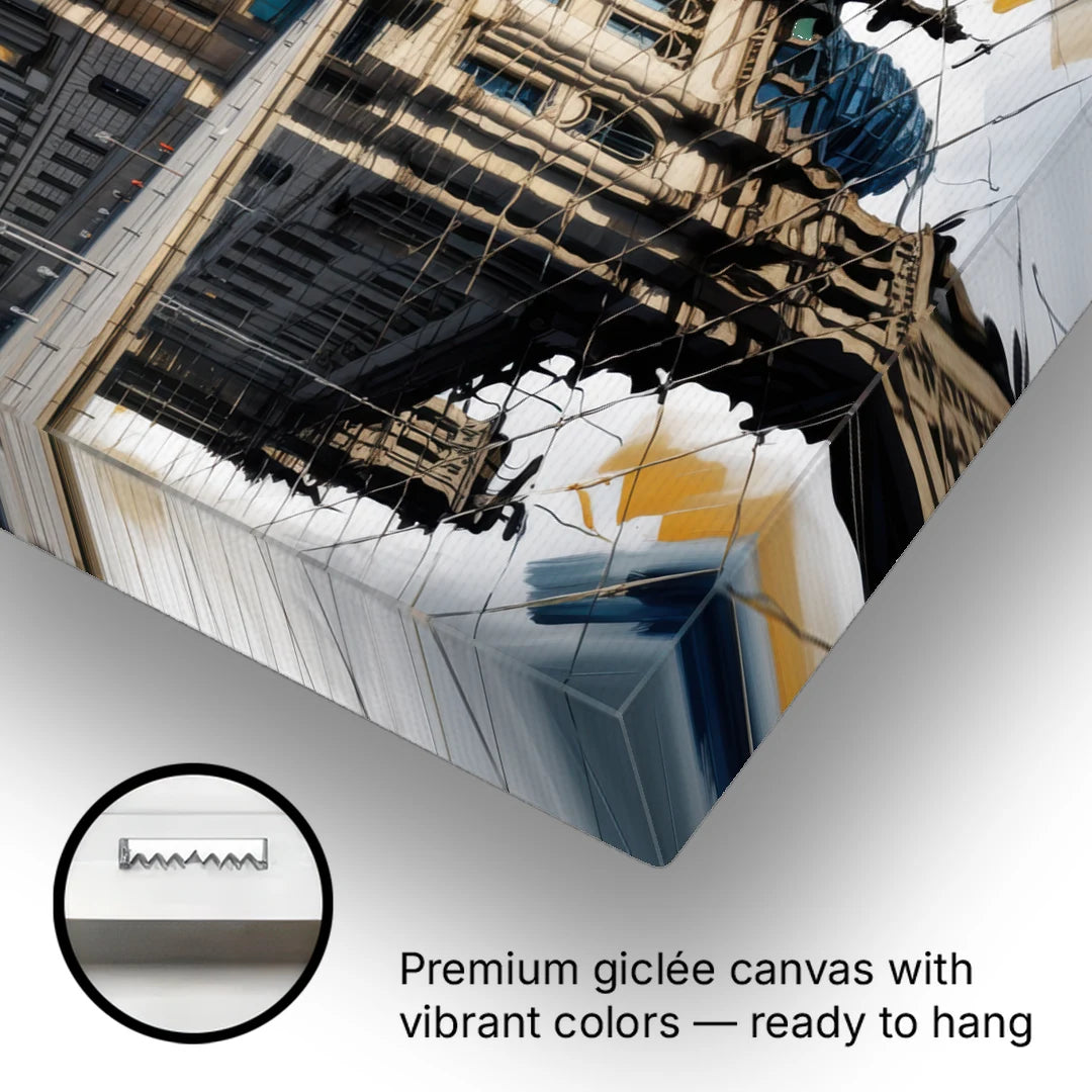 Reichstag Reflections - Canvas Wall Art - Gallery Wrap Corner