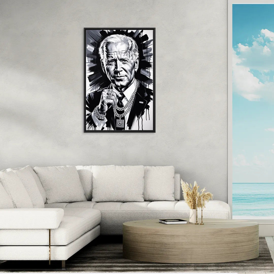 Resilience - Living Room Black Frame Canvas