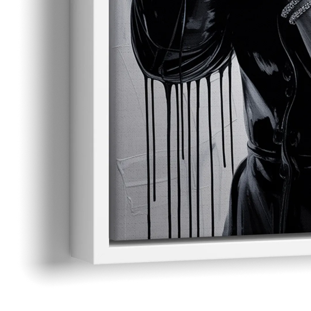 Resolve - Close-Up White Frame Canvas