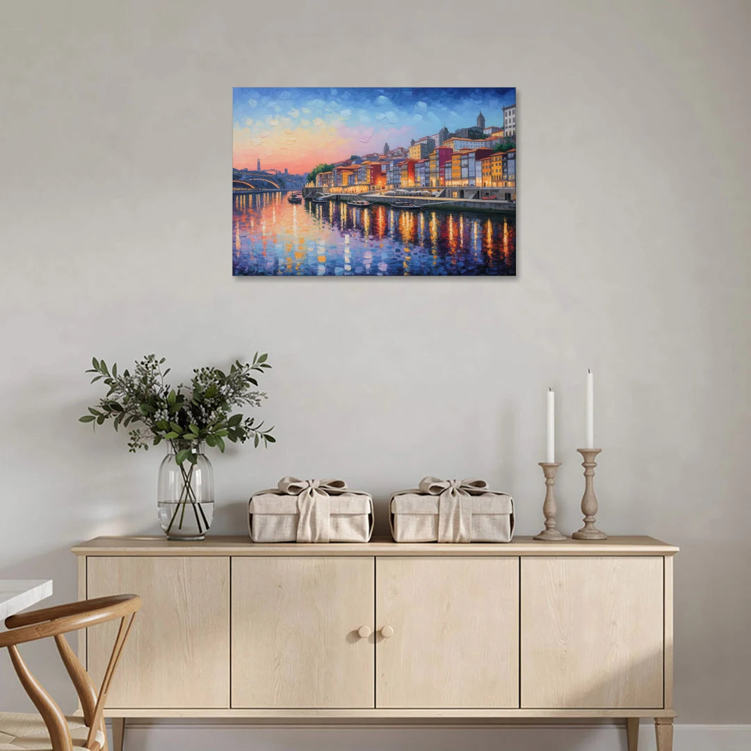 Ribeira Reflections - Canvas Wall Art - Coffee Table - 36x24