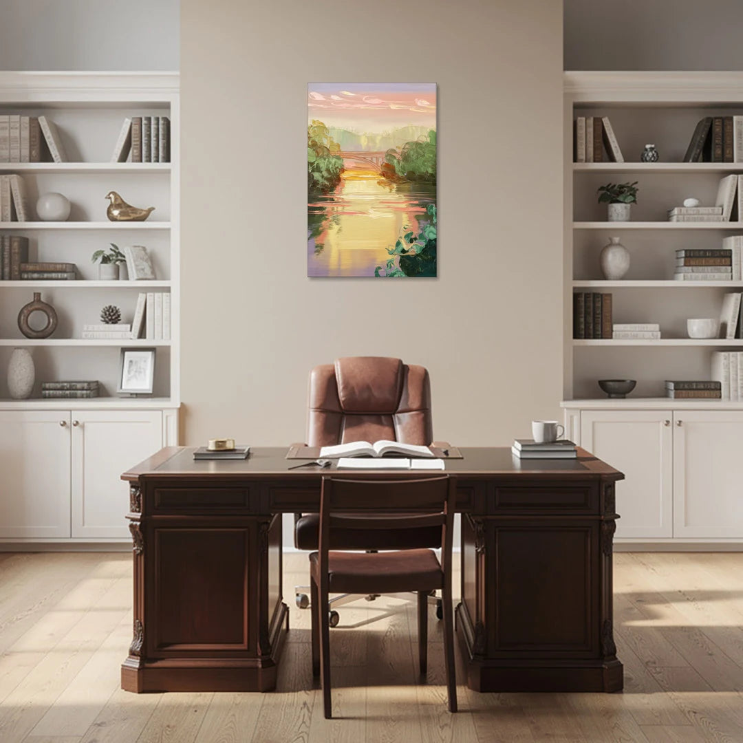 Richmond James River Serenity - Canvas Wall Art - Office - 24x36