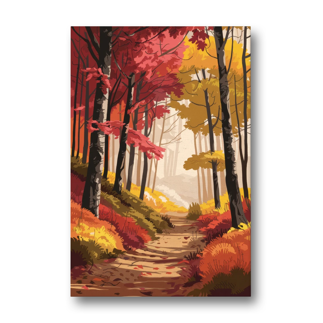 Rochester Autumn Foliage - Canvas Wall Art - Front