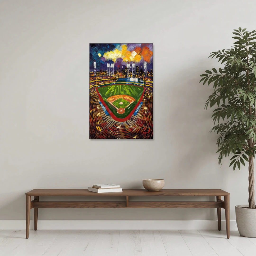 Rochester Red Wings Stadium - Canvas Wall Art - Coffee Table - 24x36