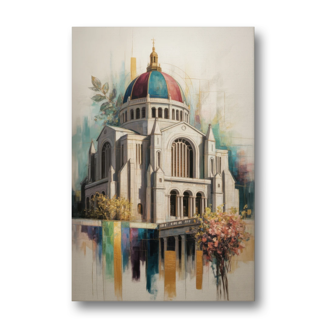 Saint Josephs Oratory - Canvas Wall Art - Front