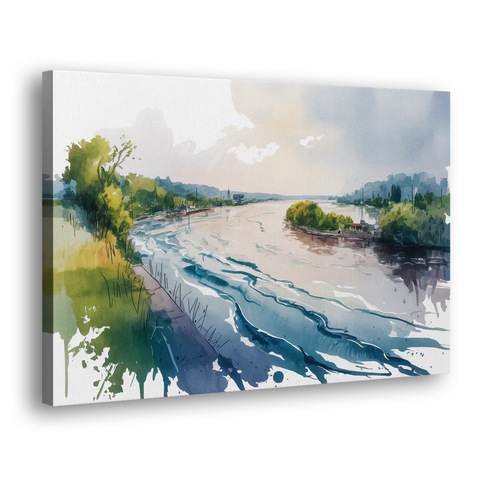 Saint Lawrence River View - Canvas Wall Art