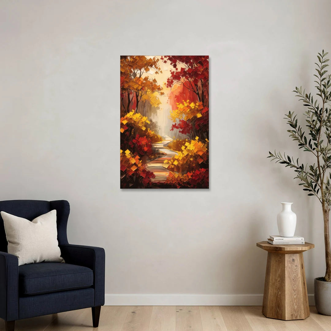 Salem Autumn Forest - Canvas Wall Art - Sofa - 24x36