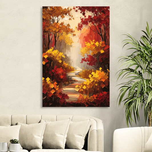 Salem Autumn Forest Living Room - Canvas Wall Art