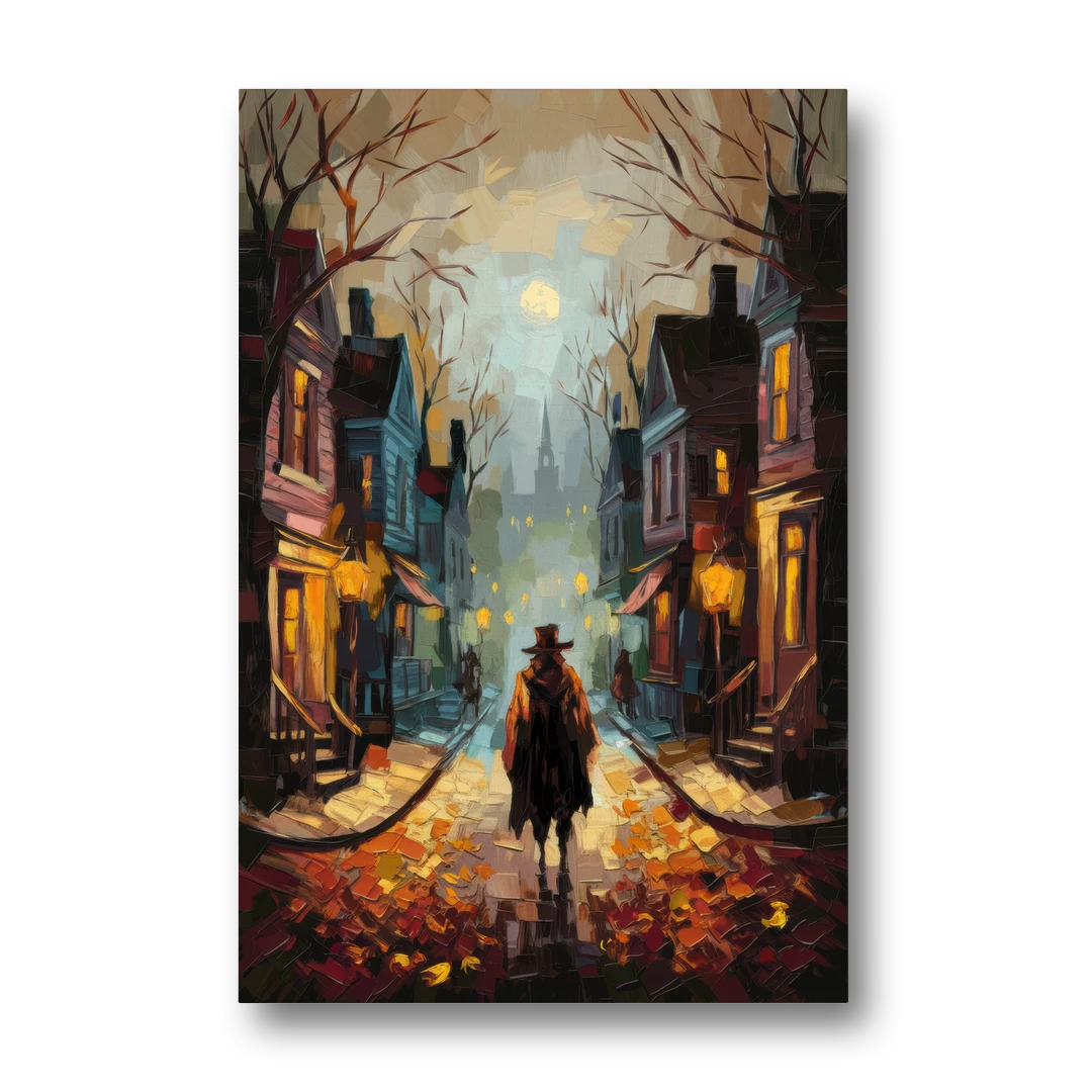 Salem Historic Downtown - Canvas Wall Art - Front
