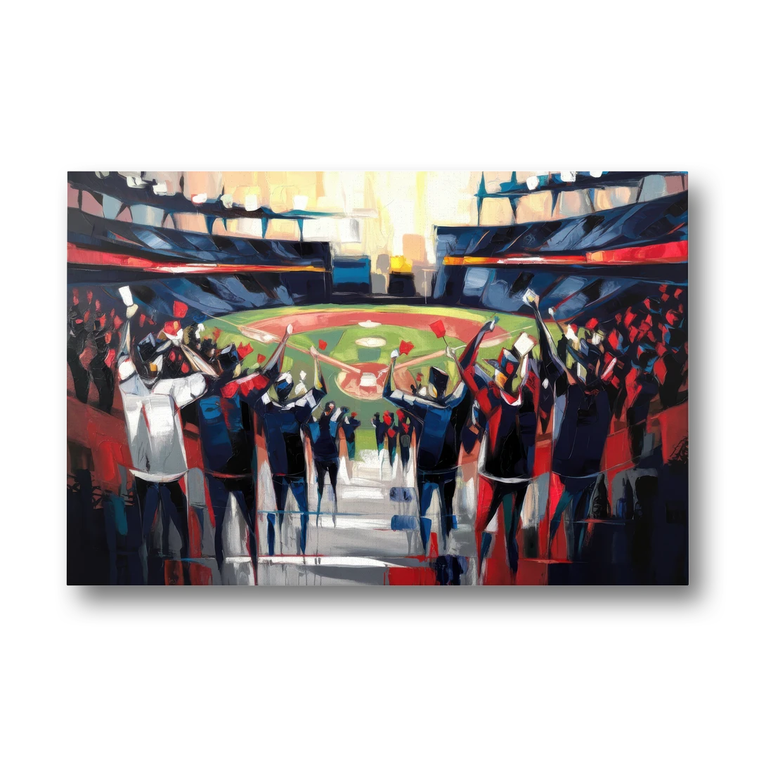 Salem Red Sox Fans - Canvas Wall Art - Front