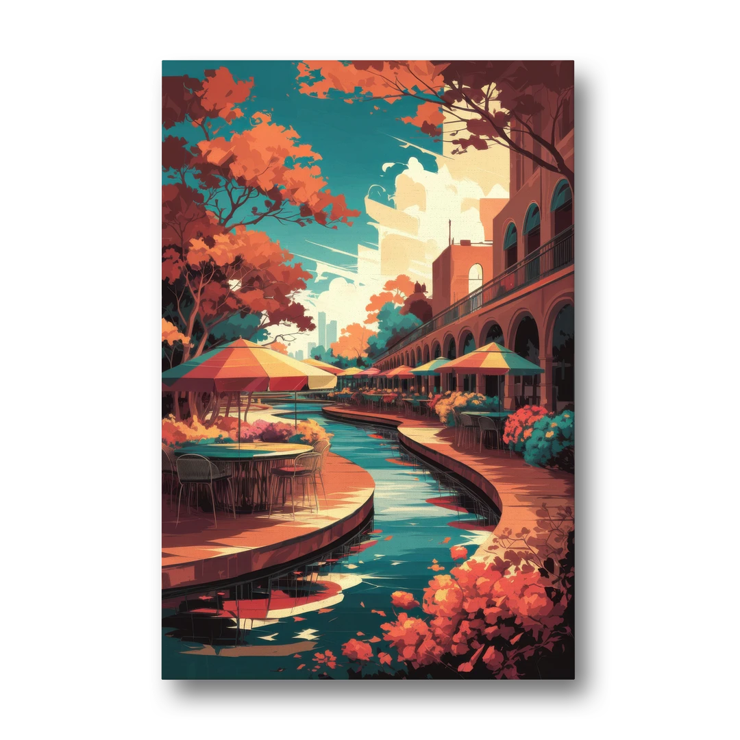 San Antonio Cultural Heritage - Canvas Wall Art - Front