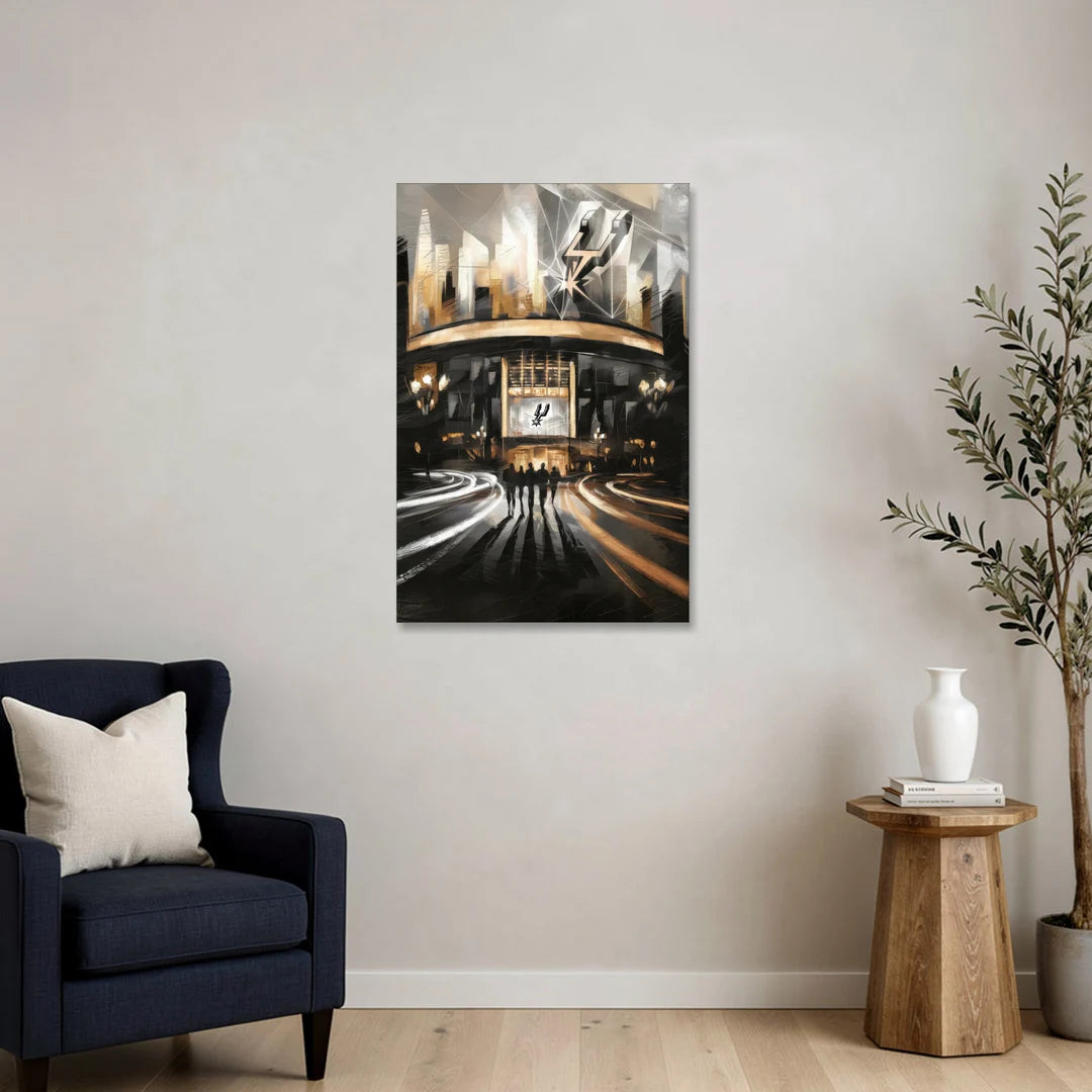San Antonio Spurs Legacy - Canvas Wall Art - Sofa - 24x36