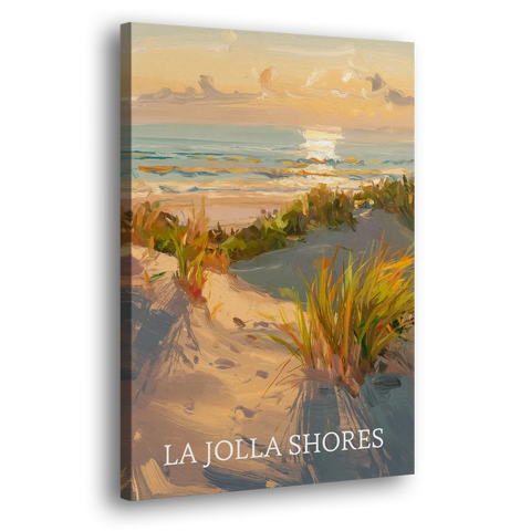 San Diego La Jolla Shores - Canvas Wall Art