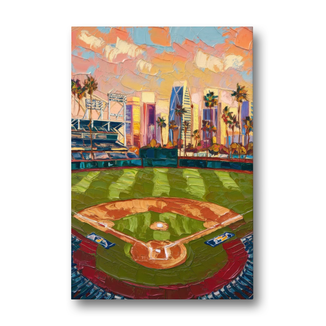 San Diego Padres Stadium - Canvas Wall Art - Front