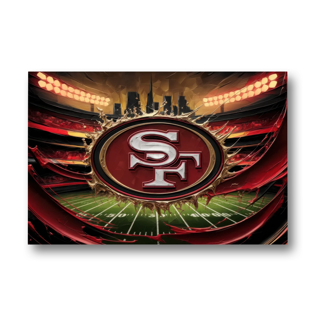 San Francisco 49Ers Team Pride - Canvas Wall Art - Front