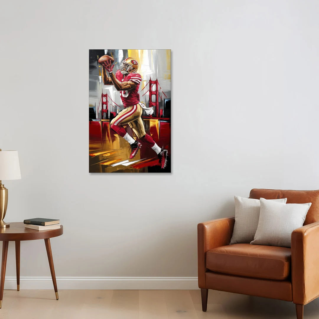 San Francisco 49ers Photography NFL - Canvas Wall Art - Sofa - 24x36