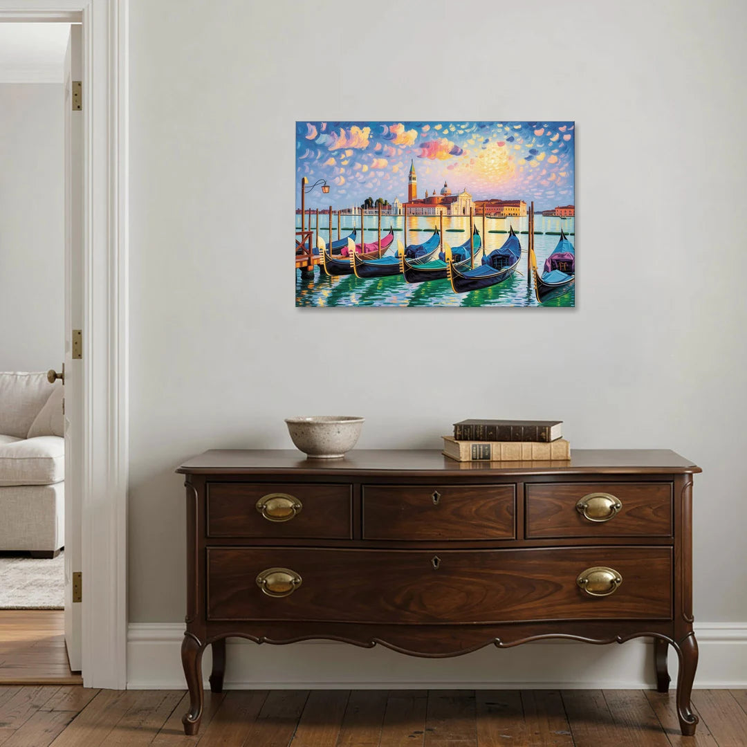 San Giorgio Maggiore View - Canvas Wall Art - Coffee Table - 36x24