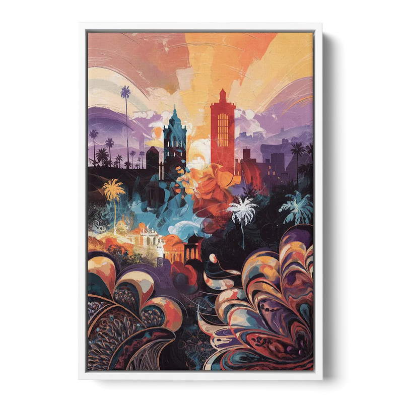 San Jose Cultural Heritage Front - White Canvas Wall Art