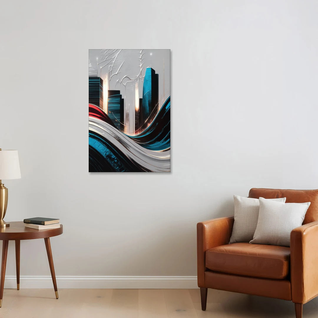 San Jose Earthquakes Spirit - Canvas Wall Art - Sofa - 24x36