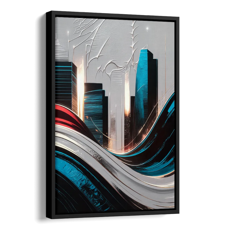 San Jose Earthquakes Spirit Side - Black Canvas Wall Art