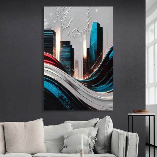 San Jose Earthquakes Spirit Living Room - Canvas Wall Art