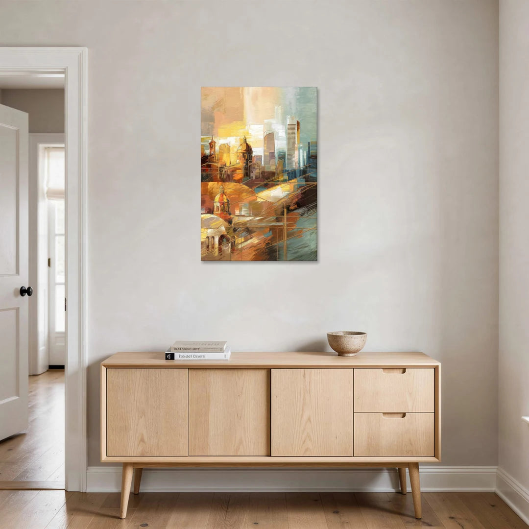San Jose Historic Landmarks - Canvas Wall Art - Coffee Table - 24x36