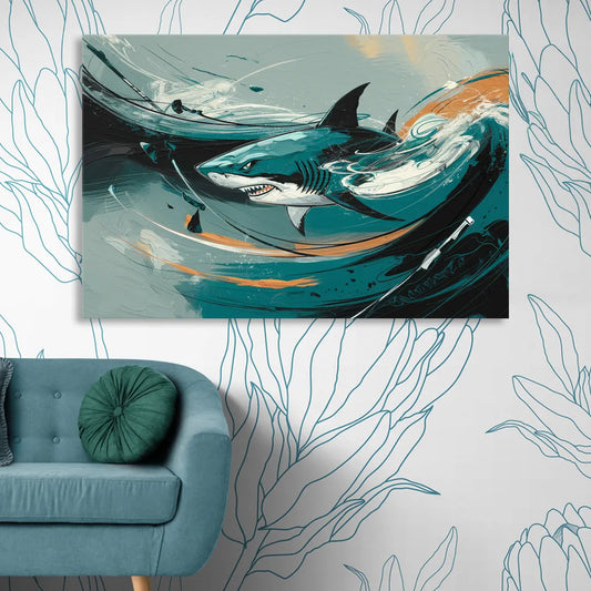 San Jose Sharks Pride Living Room - Canvas Wall Art