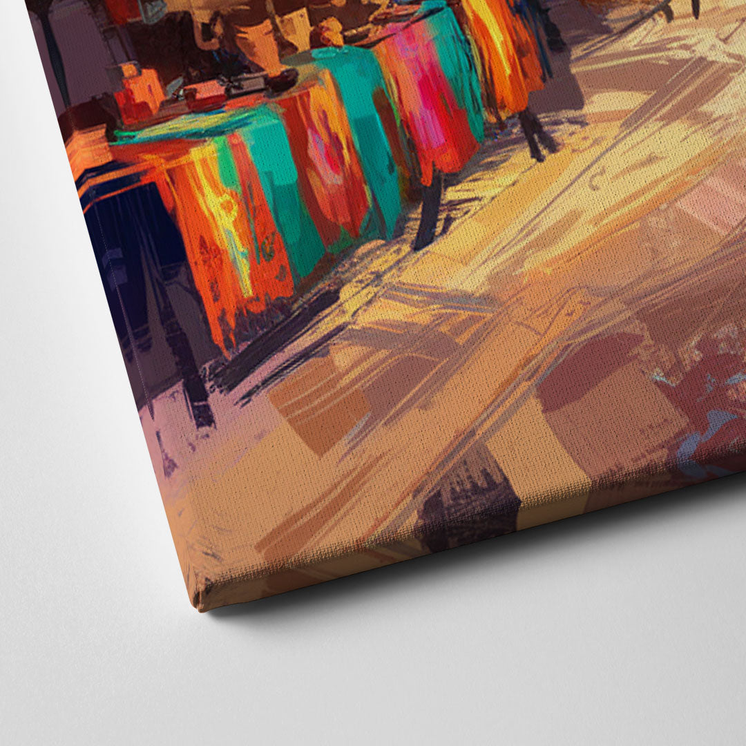 Santa Fe Historic Plaza Canvas Close Up