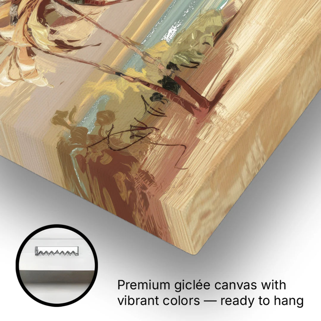 Savannah Coastal Beauty - Canvas Wall Art - Gallery Wrap Corner