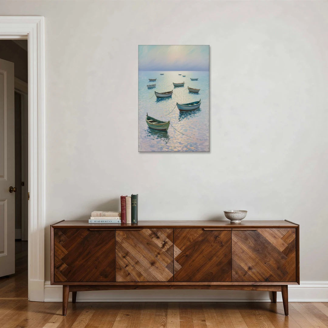 Sayulita Fishing Boats - Canvas Wall Art - Coffee Table - 24x36