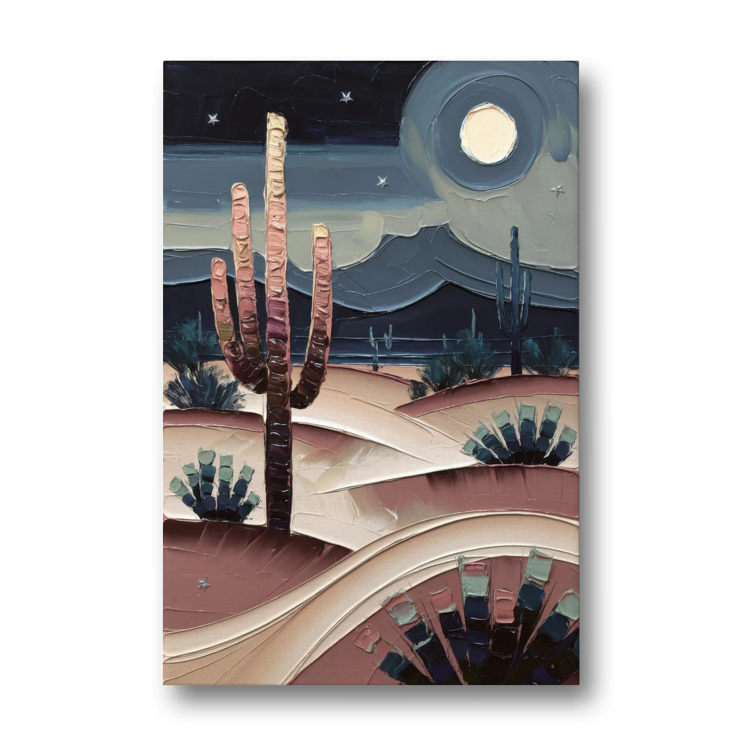 Scottsdale Desert Nights - Canvas Wall Art - Front