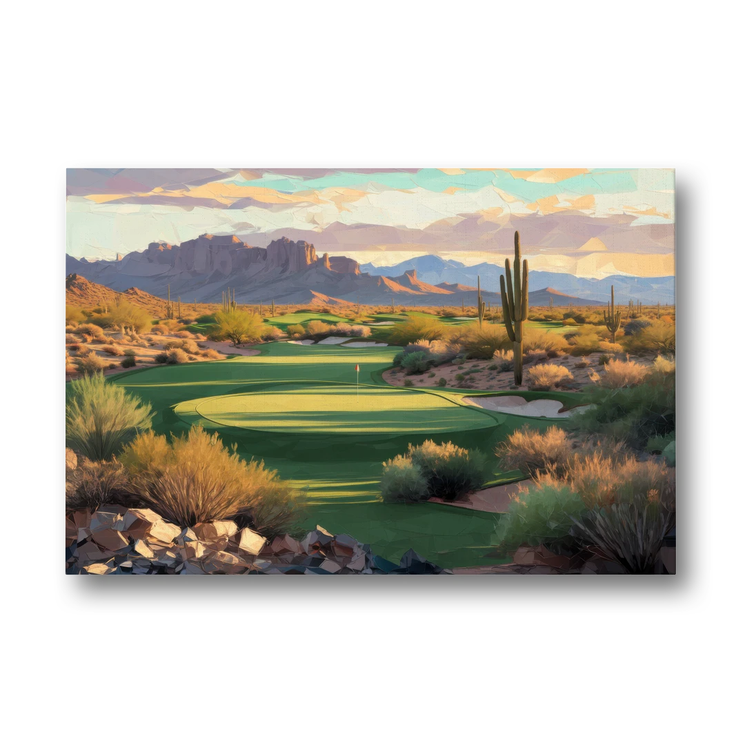 Scottsdale Golf Paradise - Canvas Wall Art - Front