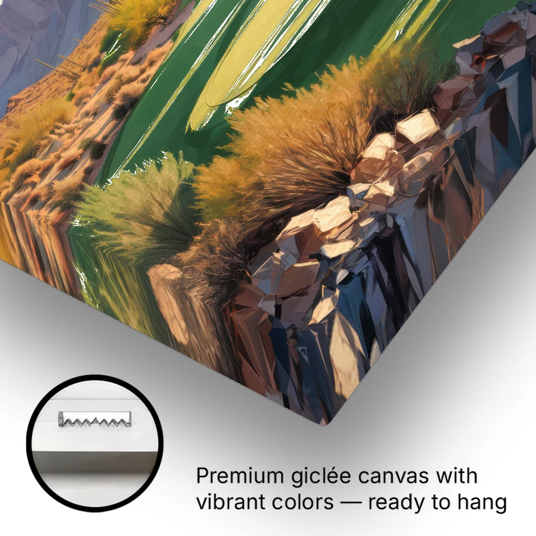 Scottsdale Golf Paradise - Canvas Wall Art - Gallery Wrap Corner