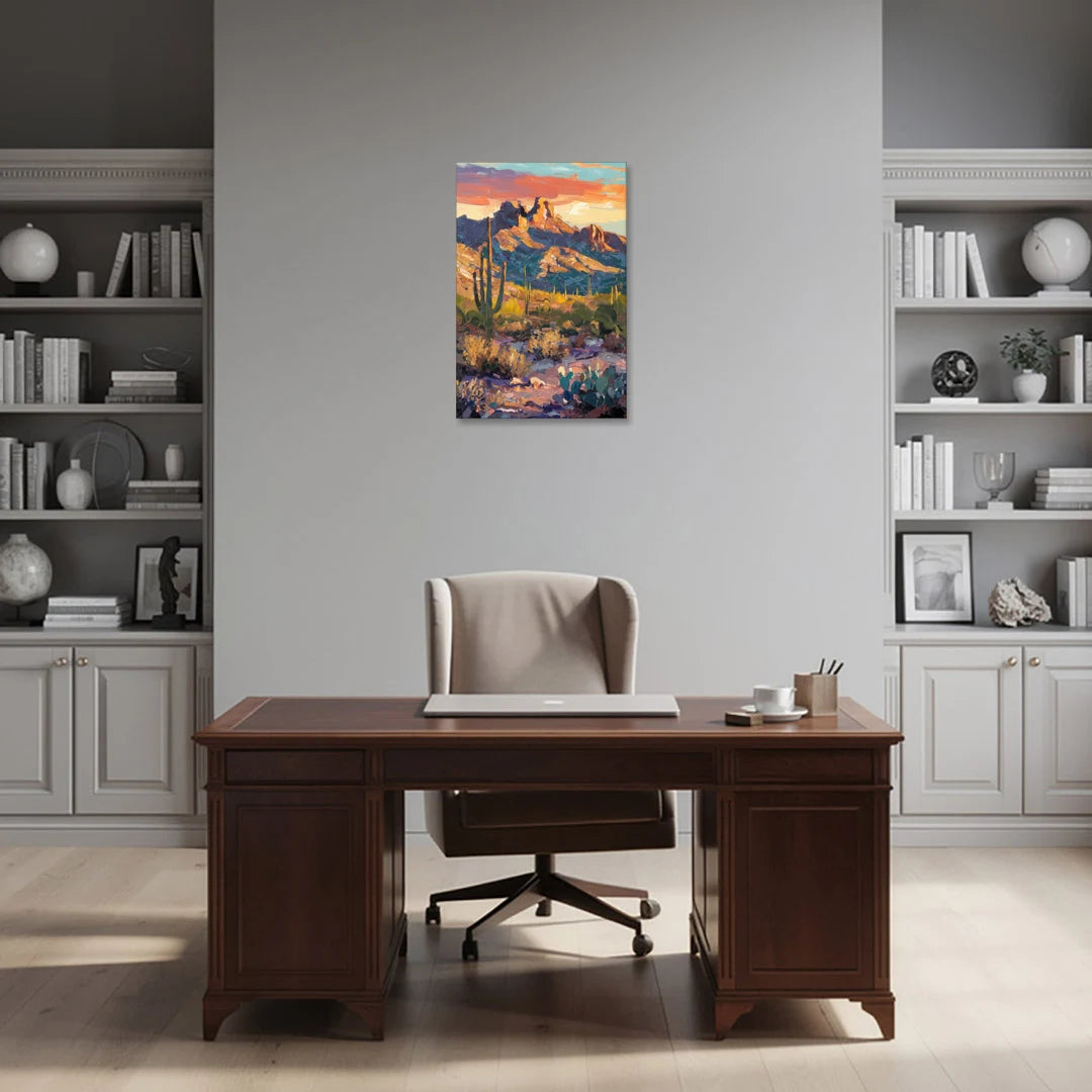 Scottsdale Mountain Views - Canvas Wall Art - Office - 20x30