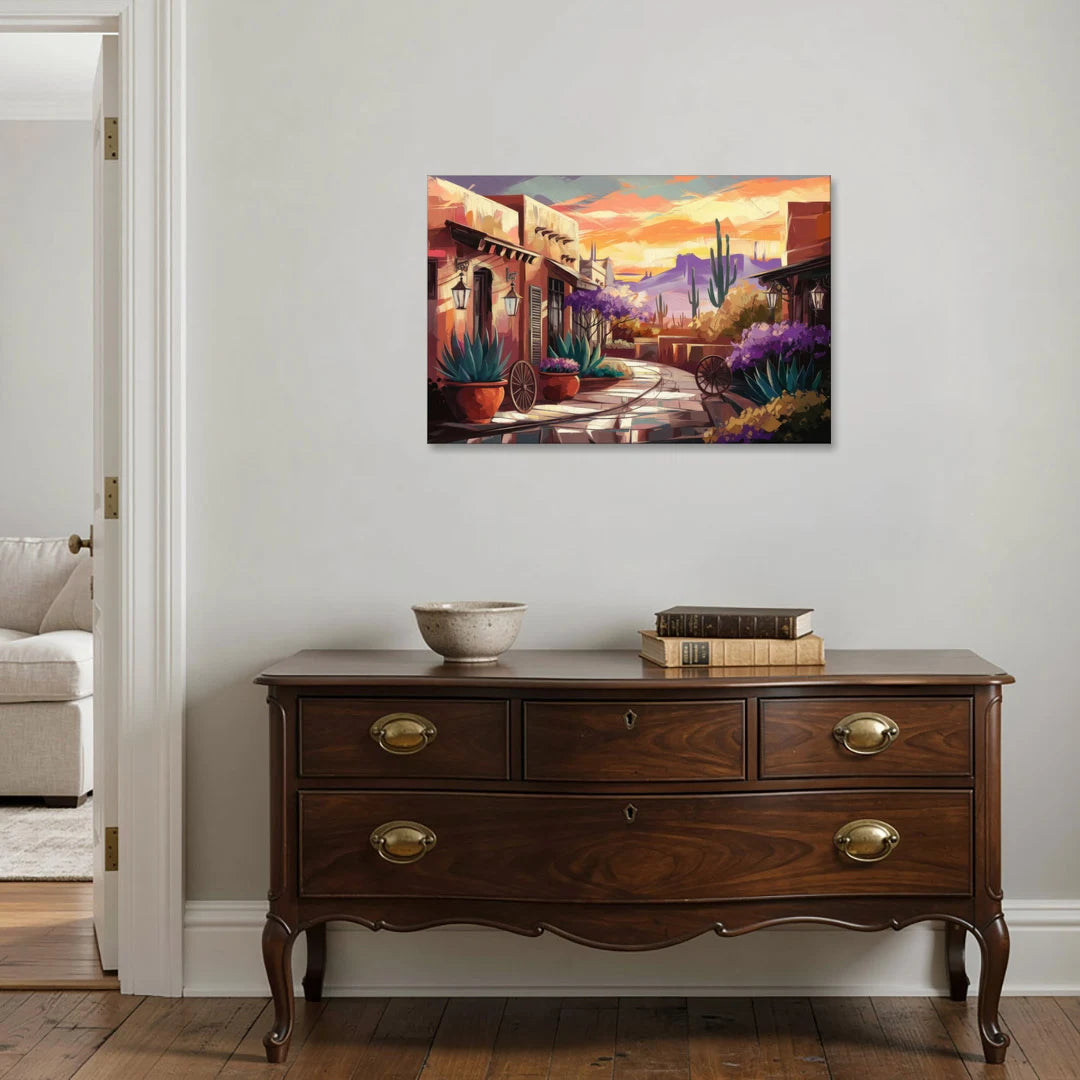 Scottsdale Old Town Charm - Canvas Wall Art - Coffee Table - 36x24