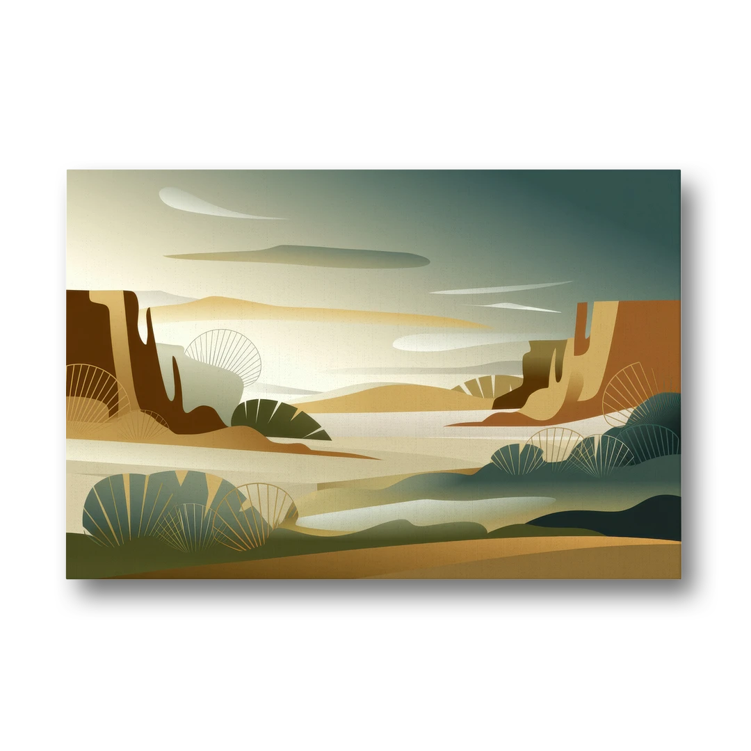 Scottsdale Sonoran Serenity - Canvas Wall Art - Front