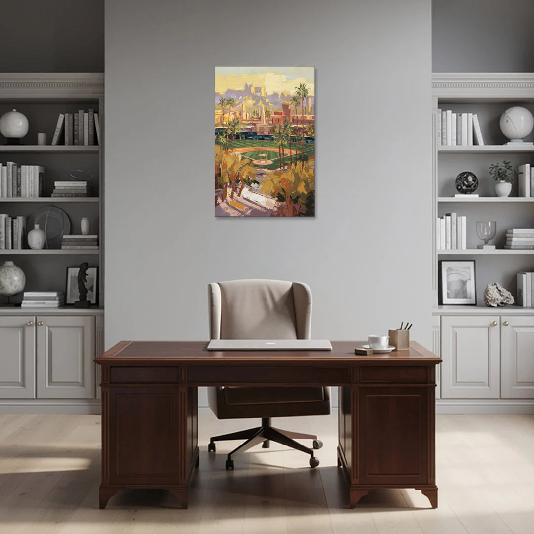 Scottsdale Spring Training Scene - Canvas Wall Art - Office - 24x36