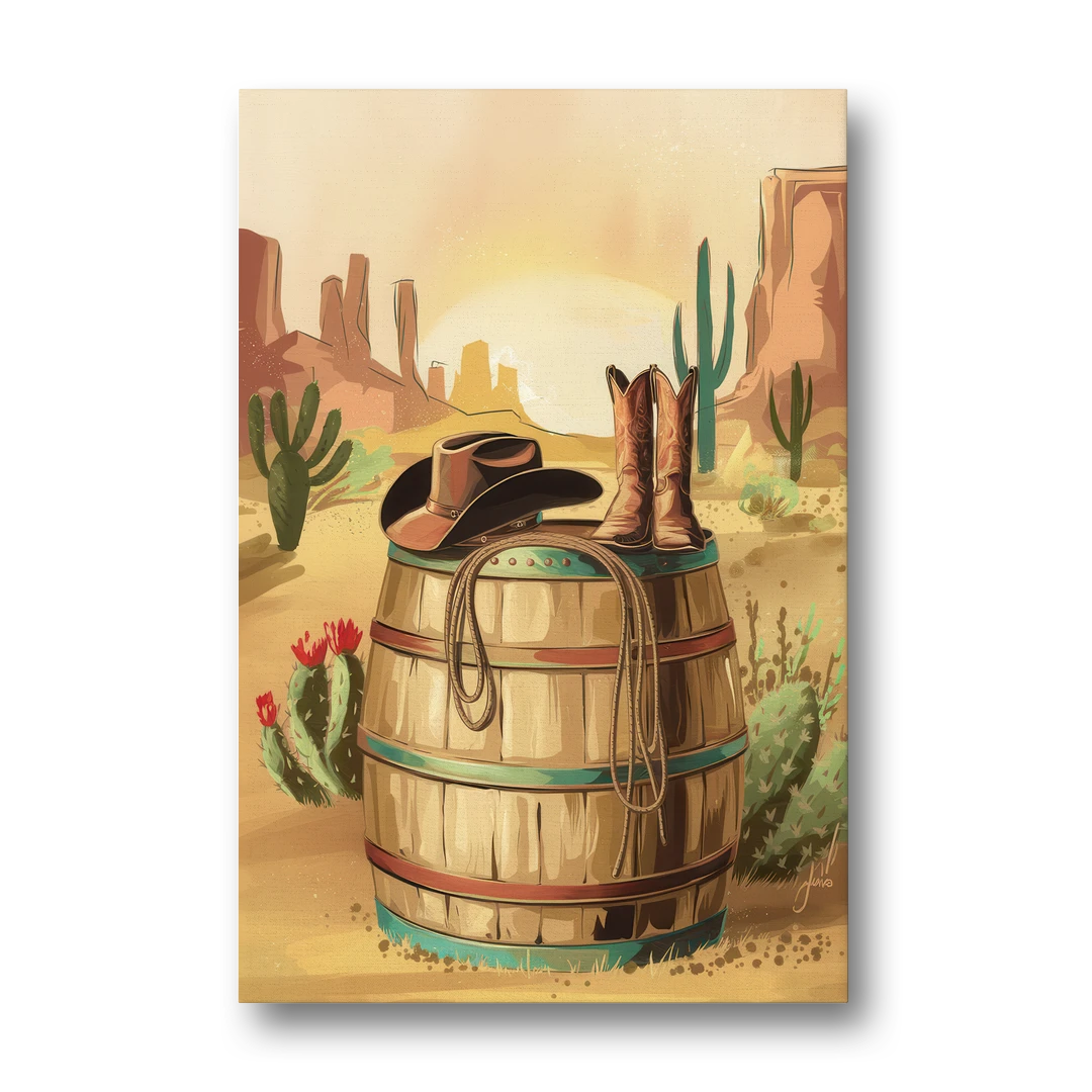 Scottsdale Western Heritage - Canvas Wall Art - Front