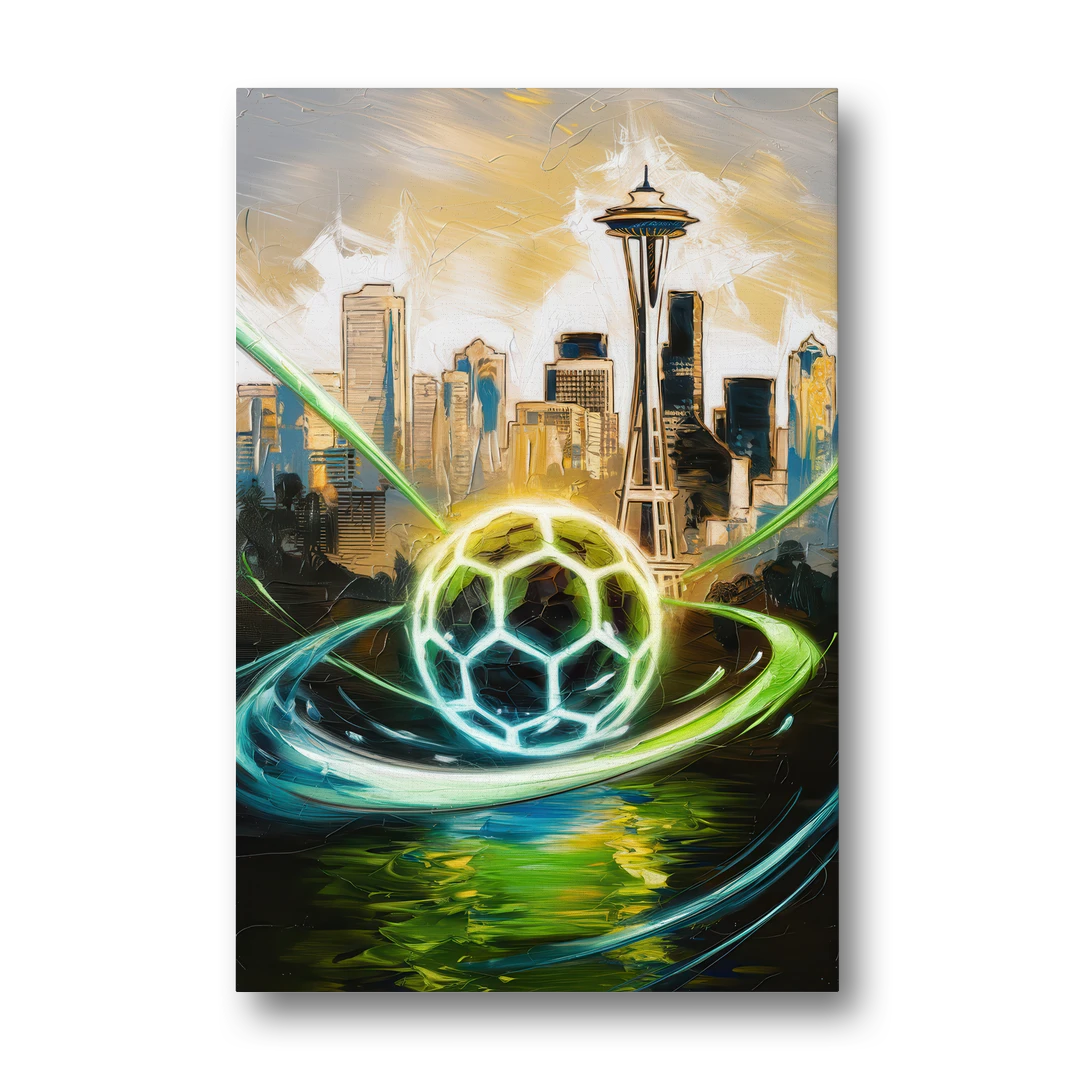 Seattle Sounders FC Spirit - Canvas Wall Art - Front