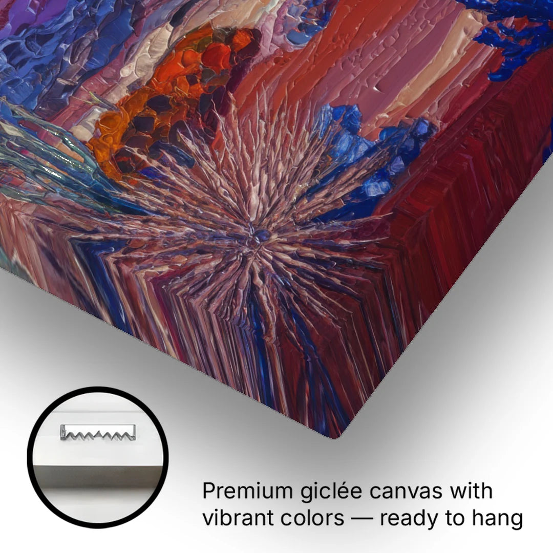 Sedona Desert Twilight - Canvas Wall Art - Gallery Wrap Corner