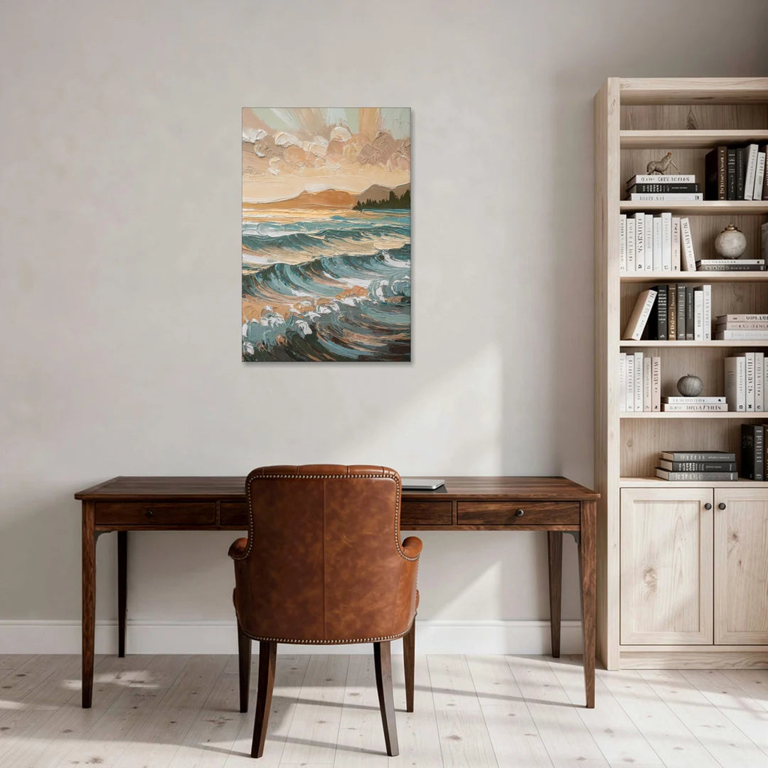 Sitka Coastal Horizon - Canvas Wall Art - Office - 24x36