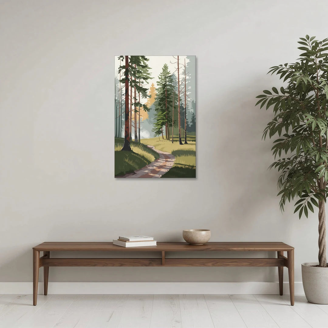 Sitka Forest Serenity - Canvas Wall Art - Coffee Table - 24x36