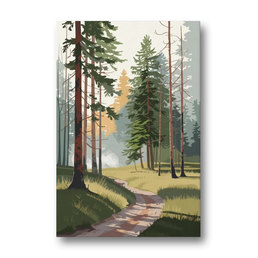 Sitka Forest Serenity - Canvas Wall Art - Front