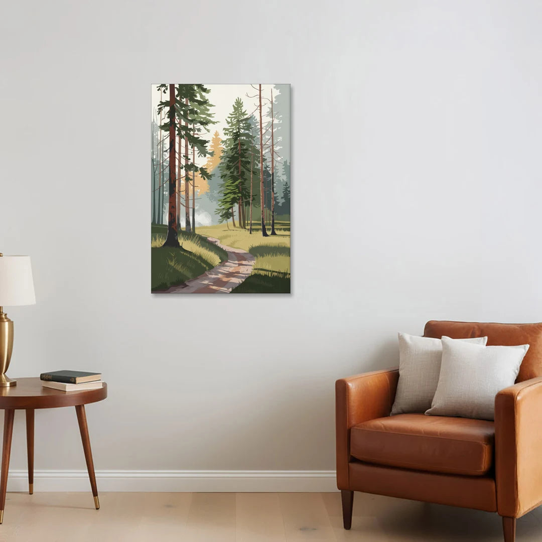Sitka Forest Serenity - Canvas Wall Art - Sofa - 24x36