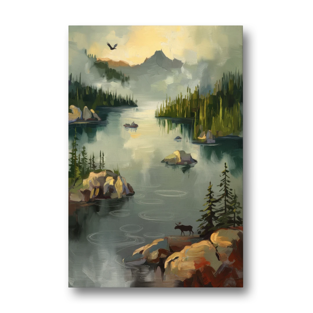 Sitka Wilderness Escape - Canvas Wall Art - Front