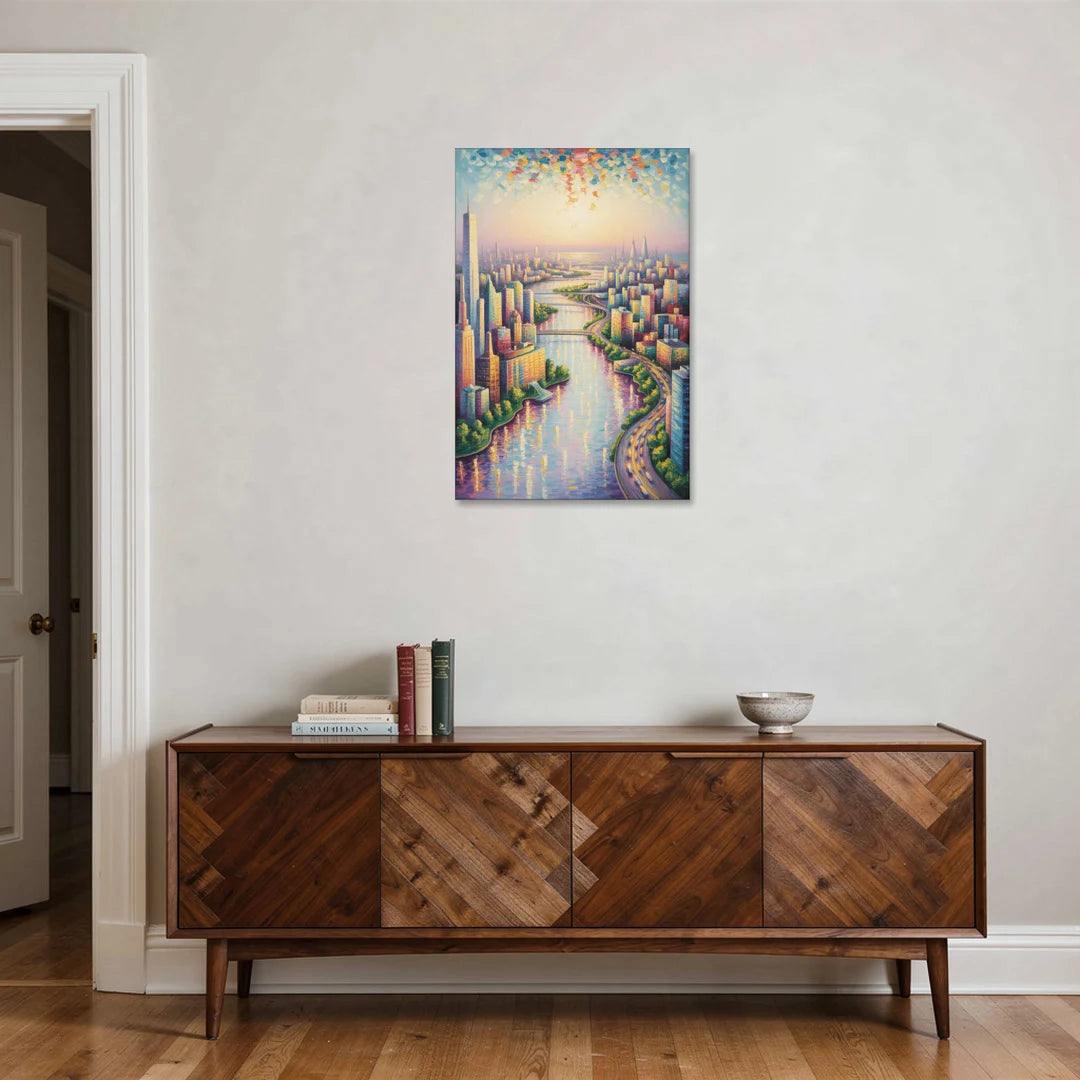 Skylon Tower View - Canvas Wall Art - Coffee Table - 24x36