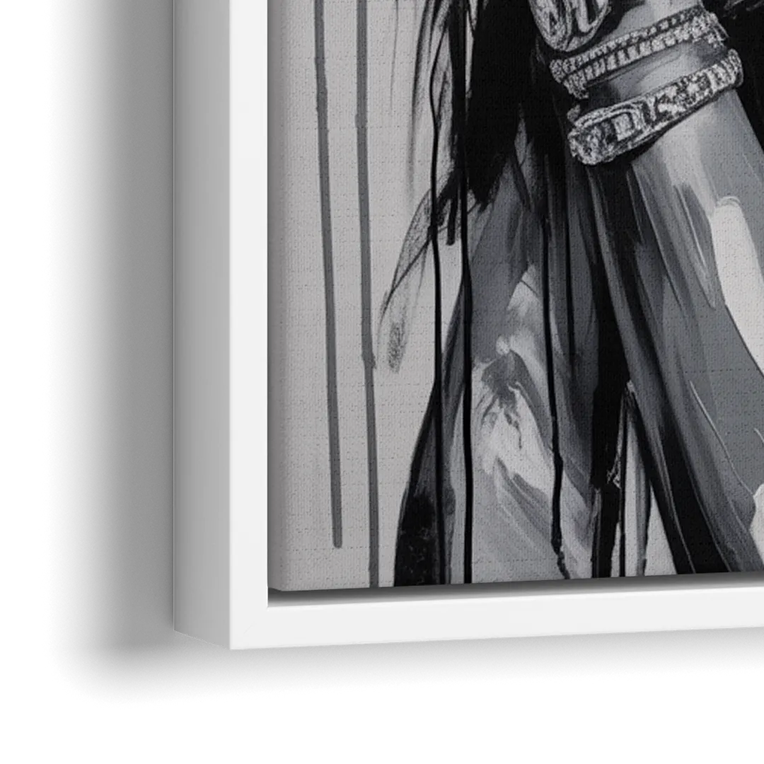 Sour Mood 2.0 - Close-Up White Frame Canvas