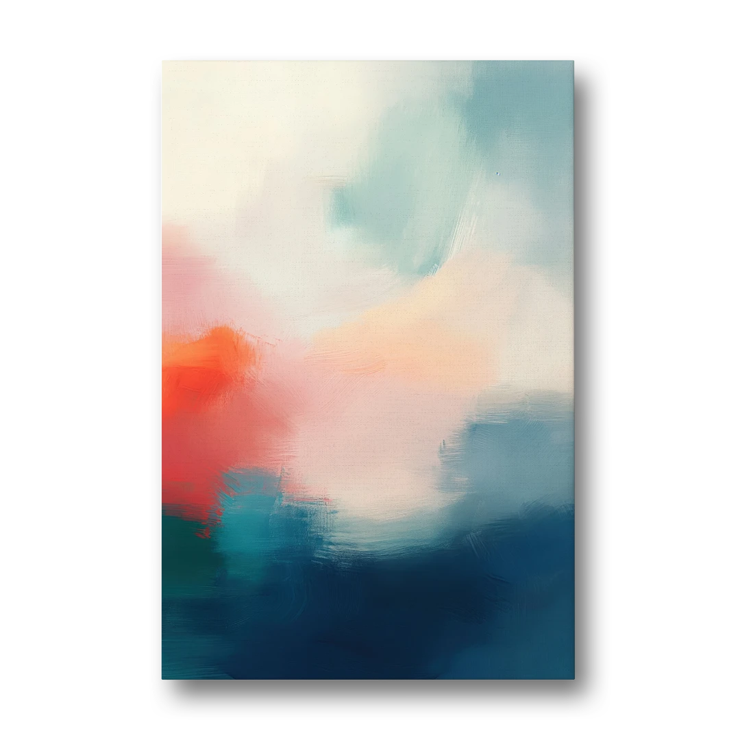 Spectrum Sea - Canvas Wall Art - Front