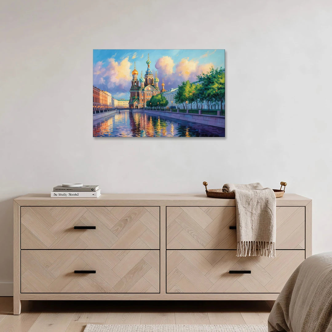 Spilled Blood Splendor - Canvas Wall Art - Coffee Table - 36x24