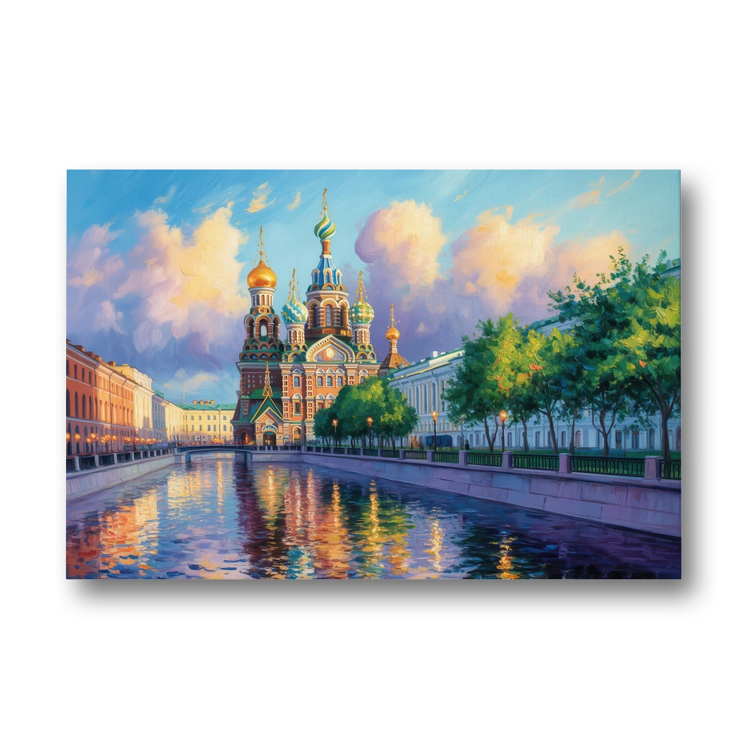 Spilled Blood Splendor - Canvas Wall Art - Front